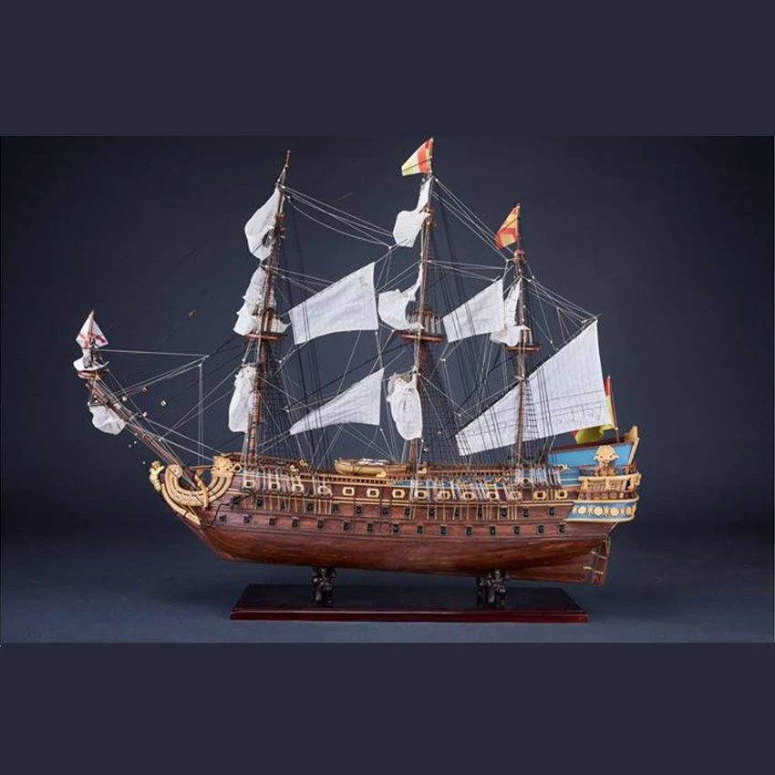 Model Kapal Model Kayu Kuno San Felipe