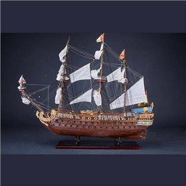Model Kapal Model Kayu Kuno San Felipe